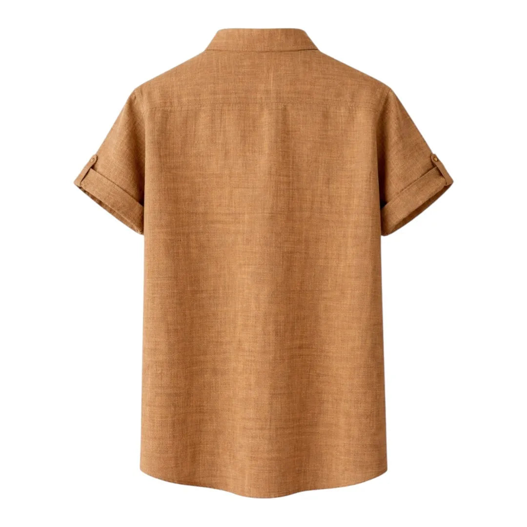 Tezly Premium Brown T Shirt for Men – Size M | Smart Casual Look