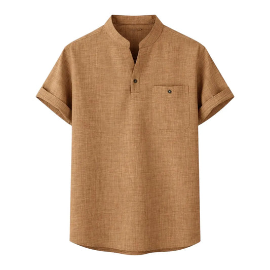 Tezly Premium Brown T Shirt for Men – Size M | Smart Casual Look